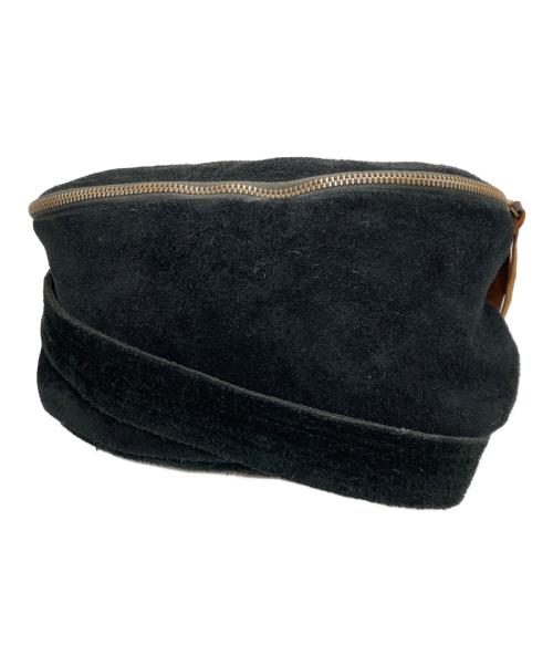 Geruga（ゲルガ）Geruga (ゲルガ) スウェードウエストバッグ ブラックの古着・服飾アイテム