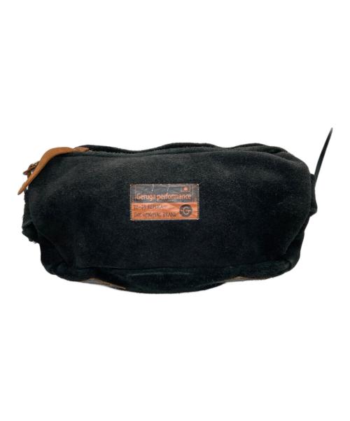 Geruga（ゲルガ）Geruga (ゲルガ) スウェードウエストバッグ ブラックの古着・服飾アイテム