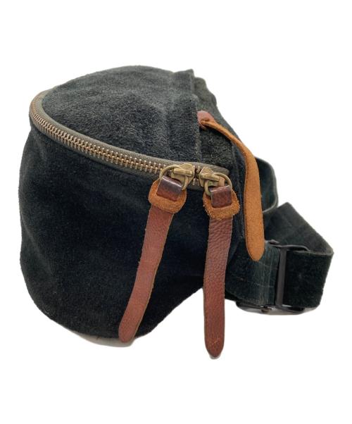Geruga（ゲルガ）Geruga (ゲルガ) スウェードウエストバッグ ブラックの古着・服飾アイテム