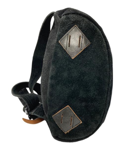 Geruga（ゲルガ）Geruga (ゲルガ) スウェードウエストバッグ ブラックの古着・服飾アイテム