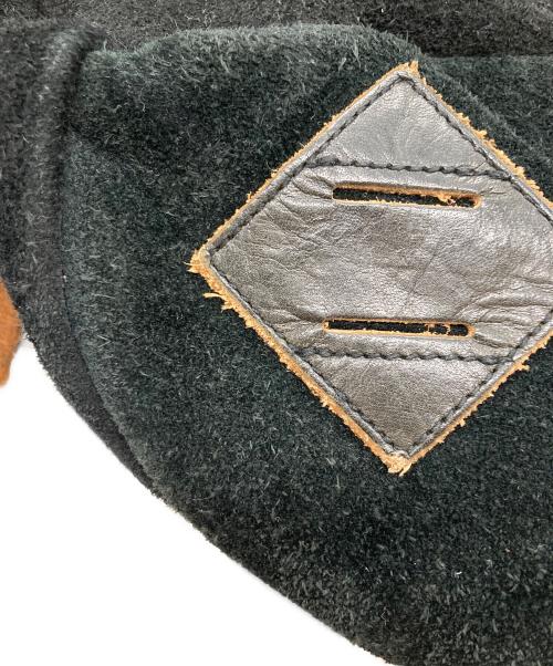 Geruga（ゲルガ）Geruga (ゲルガ) スウェードウエストバッグ ブラックの古着・服飾アイテム