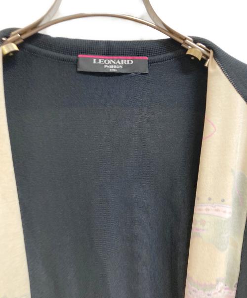 LEONARD（レオナール）LEONARD (レオナール) ニット切替シャツ ブラック サイズ:Lの古着・服飾アイテム