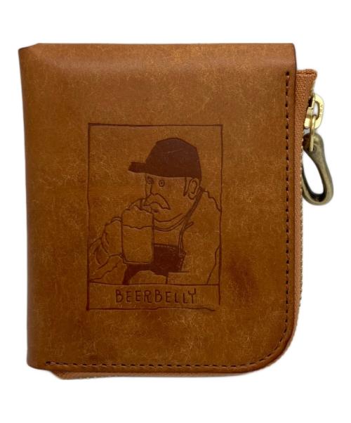 BEERBELLY（ビアベリー）beerbelly (ビアベリー) SMALL ROUND WALLET ブラウンの古着・服飾アイテム