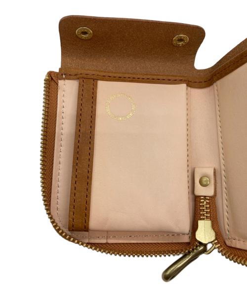 BEERBELLY（ビアベリー）beerbelly (ビアベリー) SMALL ROUND WALLET ブラウンの古着・服飾アイテム