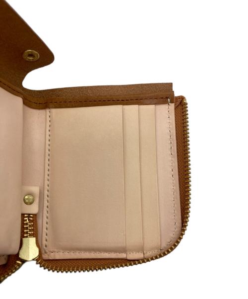 BEERBELLY（ビアベリー）beerbelly (ビアベリー) SMALL ROUND WALLET ブラウンの古着・服飾アイテム
