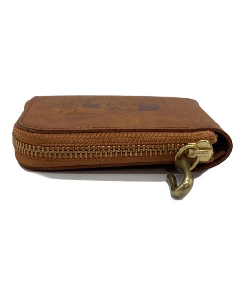 BEERBELLY（ビアベリー）beerbelly (ビアベリー) SMALL ROUND WALLET ブラウンの古着・服飾アイテム