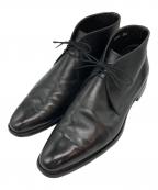 SCOTCH GRAIN×ISETAN MEN'Sスコッチグレイン×イセタンメンズ）の古着「チャッカブーツ」｜ブラック