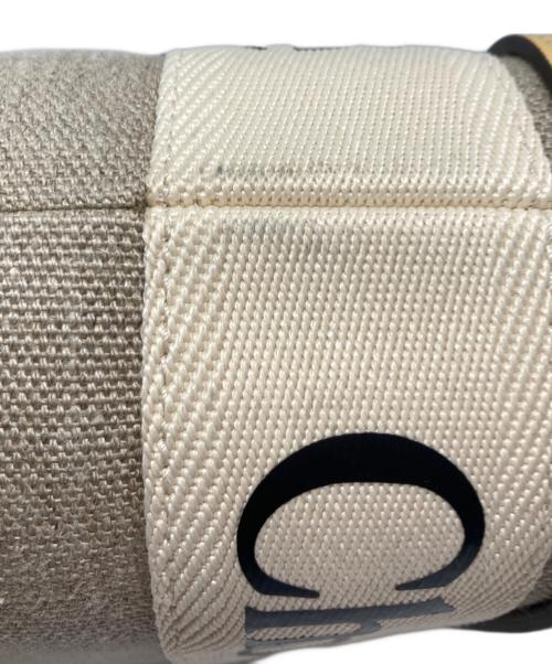 Chloe（クロエ）Chloe (クロエ) ウッディ スモール トートバッグ ベージュの古着・服飾アイテム