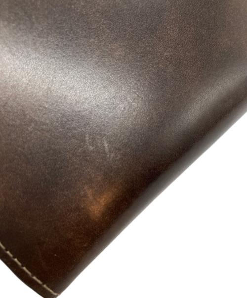 Paul Smith COLLECTION（ポールスミス コレクション）Paul Smith COLLECTION (ポールスミス コレクション) PCステインカーフ長財布 ブラウンの古着・服飾アイテム