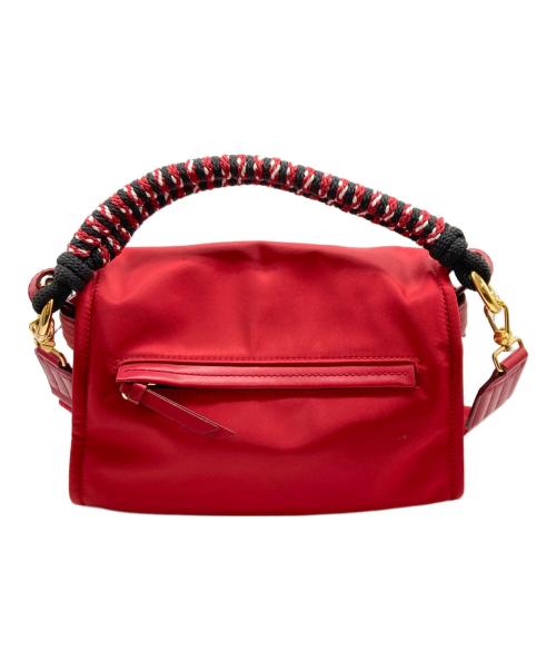 BALLY（バリー）BALLY (バリー) ナイロン2WAYショルダーバッグ レッドの古着・服飾アイテム