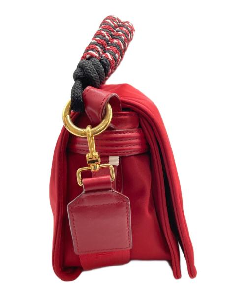 BALLY（バリー）BALLY (バリー) ナイロン2WAYショルダーバッグ レッドの古着・服飾アイテム