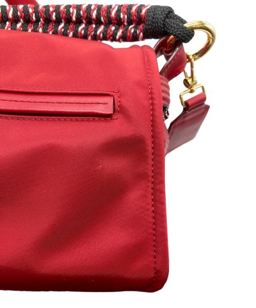 BALLY（バリー）BALLY (バリー) ナイロン2WAYショルダーバッグ レッドの古着・服飾アイテム