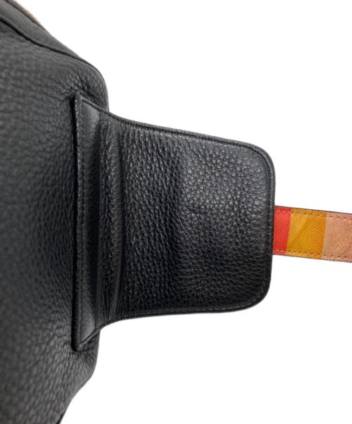 PAUL SMITH（ポールスミス）Paul Smith (ポールスミス) レザーボディーバッグ ブラックの古着・服飾アイテム