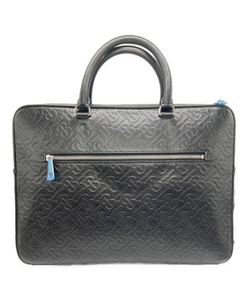 BURBERRY（バーバリー）BURBERRY (バーバリー) TBモノグラム レザーショルダーバッグ ブラック 未使用品の古着・服飾アイテム