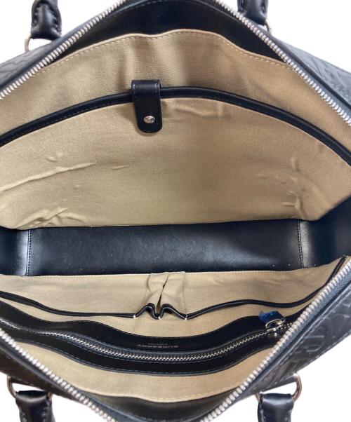 BURBERRY（バーバリー）BURBERRY (バーバリー) TBモノグラム レザーショルダーバッグ ブラック 未使用品の古着・服飾アイテム