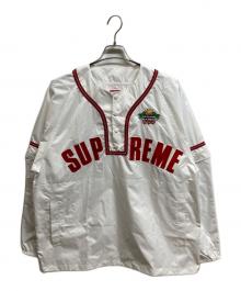 SUPREME（シュプリーム）の古着「Snap-Off Sleeve L/S Baseball Top」｜ホワイト