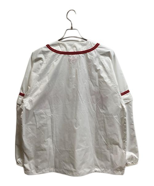 SUPREME（シュプリーム）Supreme (シュプリーム) Snap-Off Sleeve L/S Baseball Top ホワイト サイズ:Mの古着・服飾アイテム