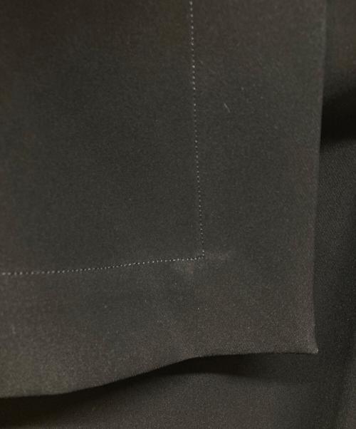 LIMI feu（リミフゥ）LIMI feu (リミフゥ) ショルダーレースワイドフラップワンピース ブラック サイズ:Sの古着・服飾アイテム