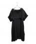 LIMI feu（リミフゥ）の古着「ショルダーレースワイドフラップワンピース」｜ブラック