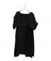 LIMI feu (リミフゥ) ショルダーレースワイドフラップワンピース ブラック サイズ:S：8000円