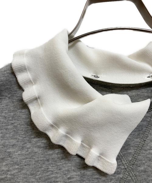 UNMINOU（アンミヌ）UNMINOU (アンミヌ) スウェットドッキングワンピース グレー サイズ:Fの古着・服飾アイテム