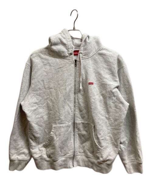 SUPREME（シュプリーム）Supreme (シュプリーム) Small Box Zip Up Hooded Sweat グレー サイズ:Mediumの古着・服飾アイテム