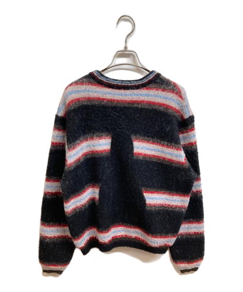 kota gushiken（コウタグシケン）Kota Gushiken (コウタグシケン) 'FLUFFY MONA'ニットトップス ブラック×レッド サイズ:1の古着・服飾アイテム