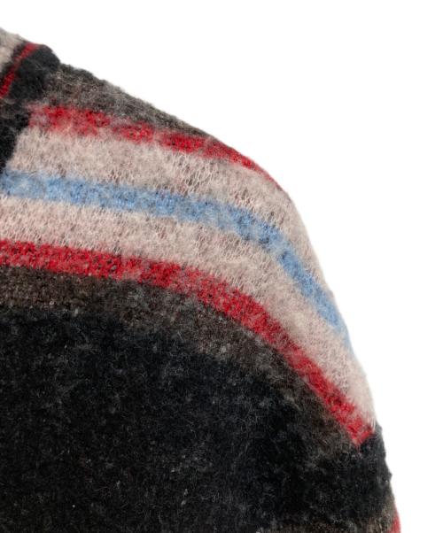 kota gushiken（コウタグシケン）Kota Gushiken (コウタグシケン) 'FLUFFY MONA'ニットトップス ブラック×レッド サイズ:1の古着・服飾アイテム