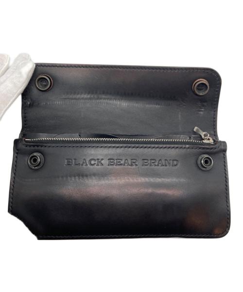 STUDIO WOKINI（スタジオウォキニ）Studio Wokini (スタジオウォキニ) Black Bear Brand コラボトラッカーウォレット ブラックの古着・服飾アイテム