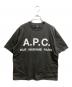 A.P.C.（アーペーセー）の古着「ロゴプリント オーバーサイズTシャツ」｜グレー