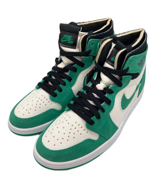 NIKE（ナイキ）NIKE (ナイキ) AIR JORDAN 1 ZOOM CMFT ホワイト×グリーン サイズ:US9.5の古着・服飾アイテム