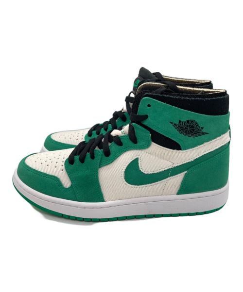 NIKE（ナイキ）NIKE (ナイキ) AIR JORDAN 1 ZOOM CMFT ホワイト×グリーン サイズ:US9.5の古着・服飾アイテム