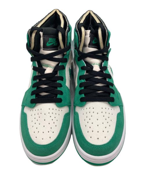 NIKE（ナイキ）NIKE (ナイキ) AIR JORDAN 1 ZOOM CMFT ホワイト×グリーン サイズ:US9.5 未使用品の古着・服飾アイテム