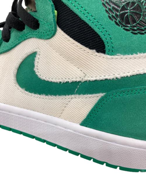 NIKE（ナイキ）NIKE (ナイキ) AIR JORDAN 1 ZOOM CMFT ホワイト×グリーン サイズ:US9.5の古着・服飾アイテム