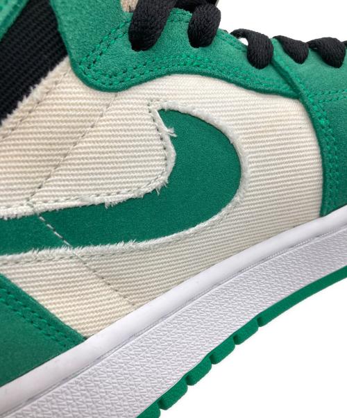 NIKE（ナイキ）NIKE (ナイキ) AIR JORDAN 1 ZOOM CMFT ホワイト×グリーン サイズ:US9.5の古着・服飾アイテム