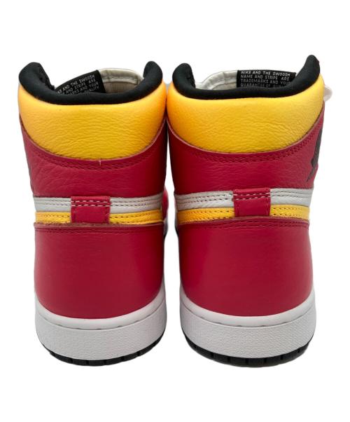 NIKE（ナイキ）NIKE (ナイキ) AIR JORDAN 1 RETRO HIGH OG ピンク×イエロー サイズ:UK8.5の古着・服飾アイテム