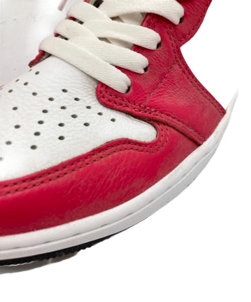 NIKE（ナイキ）NIKE (ナイキ) AIR JORDAN 1 RETRO HIGH OG ピンク×イエロー サイズ:UK8.5の古着・服飾アイテム