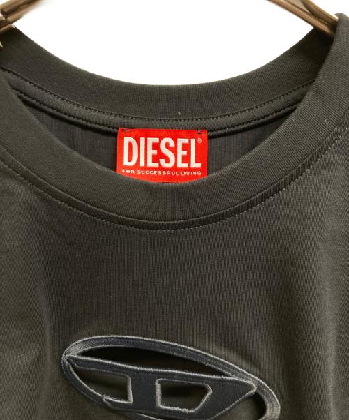 DIESEL（ディーゼル）DIESEL (ディーゼル) オーバルDロゴTシャツ ブラック サイズ:Sの古着・服飾アイテム