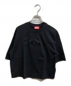 DIESELディーゼル）の古着「オーバルDロゴTシャツ」｜ブラック