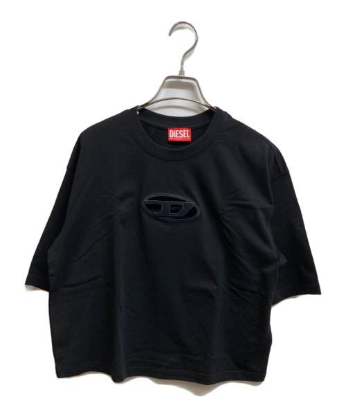DIESEL（ディーゼル）DIESEL (ディーゼル) オーバルDロゴTシャツ ブラック サイズ:XSの古着・服飾アイテム