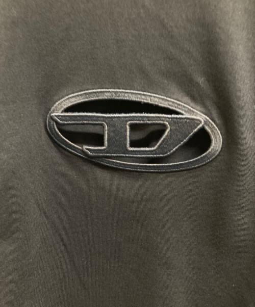 DIESEL（ディーゼル）DIESEL (ディーゼル) オーバルDロゴTシャツ ブラック サイズ:XSの古着・服飾アイテム
