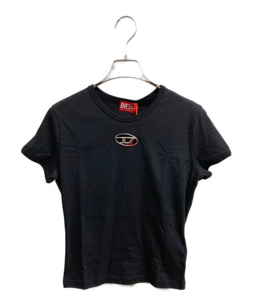 DIESEL（ディーゼル）DIESEL (ディーゼル) オーバルDロゴTシャツ ブラック サイズ:Sの古着・服飾アイテム