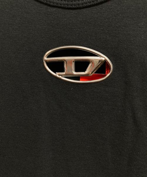 DIESEL（ディーゼル）DIESEL (ディーゼル) オーバルDロゴTシャツ ブラック サイズ:Sの古着・服飾アイテム