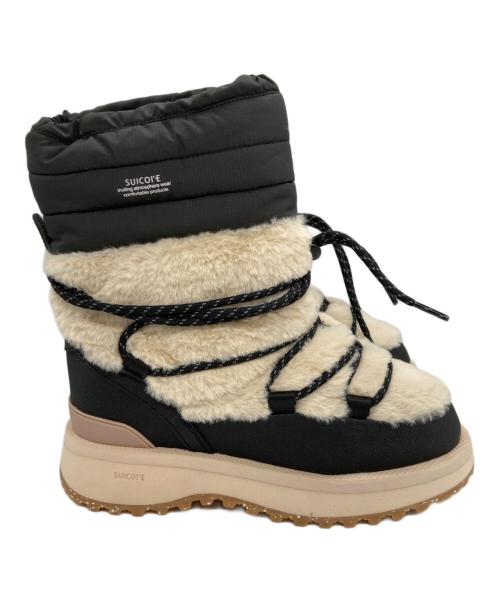 suicoke（スイコック）suicoke (スイコック) BOWER-ab-HI-FURファーブーツ ブラック サイズ:UK4の古着・服飾アイテム