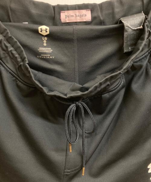 Palm Angels（パーム エンジェルス）Palm Angels (パーム エンジェルス) UNDER ARMOUR (アンダーアーマー) コラボ ショートパンツ ブラック サイズ:Lの古着・服飾アイテム