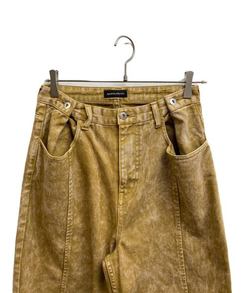 MAISON SPECIAL（メゾンスペシャル）MAISON SPECIAL (メゾンスペシャル) 2way Waist Denim Pants ベージュ サイズ:38の古着・服飾アイテム