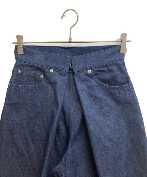 JOHN LAWRENCE SULLIVAN（ジョン ローレンス サリバン）JOHN LAWRENCE SULLIVAN (ジョン ローレンス サリバン) rigid denim wide pants インディゴ サイズ:Mの古着・服飾アイテム
