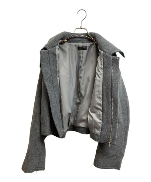 MAISON SPECIAL（メゾンスペシャル）MAISON SPECIAL (メゾンスペシャル) Soutien Colored Melton Short Coat グレー サイズ:Freeの古着・服飾アイテム