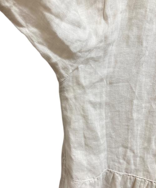 nest Robe（ネストローブ）nest Robe (ネストローブ) リネンサフィランワンピース ベージュ サイズ:Fの古着・服飾アイテム