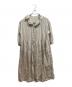 nest Robe（ネストローブ）の古着「リネンサフィランワンピース」｜ベージュ